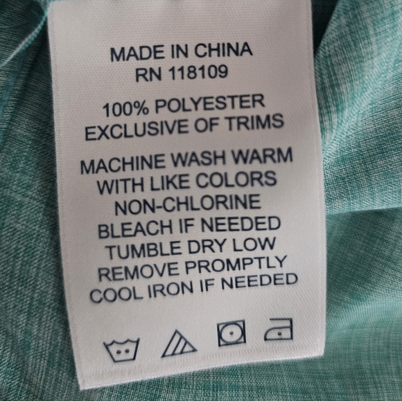 Smith’s Workwear Spearmint Short Sleeve Performance Work Shirt Sz 3XB NWT - Picture 11 of 15